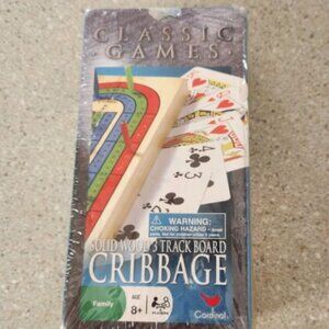 Cardinal Industries 2007 Solid Wood 3 Track Board Cribbage New